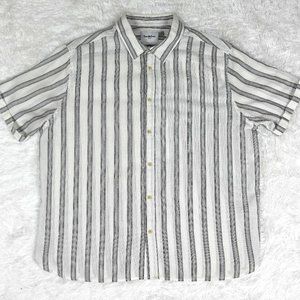 Goodfellow Men's Striped Button Up - XL